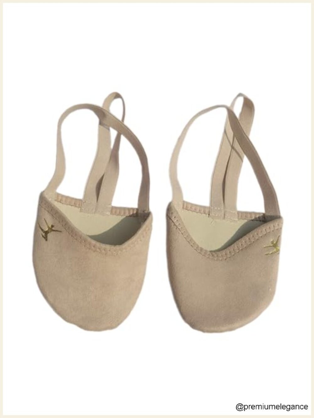 Half Sole Ballet Dance Shoes for Women Girls Children Soft Sole Slip-On